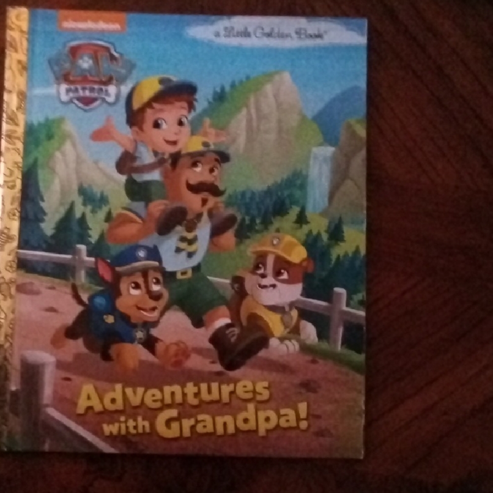 Nickelodeon Paw Patrol Adventures with Grandpa Book - Multicolor